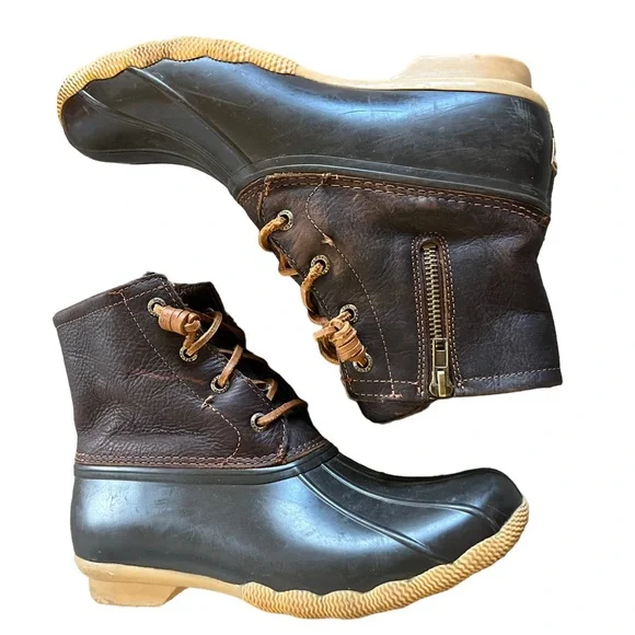 Sperry women’s saltwater duck boots‎ SZ 7.5 - Picture 6 of 7